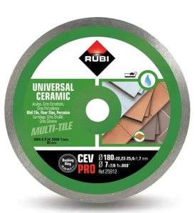 Tarcza diamentowa Rubi CEV180 Pro do gresu glazury 180mm