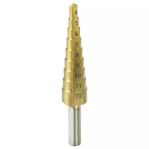 Wiertło stopniowe do metalu 4-12 HSS Dedra