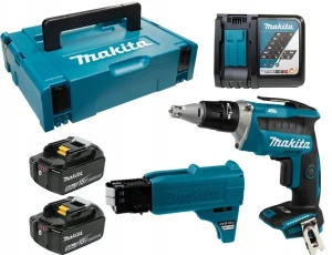 Wkrętarka akumulatorowa do GK Makita DFS452 + Przystawka do taśm