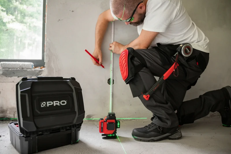 zielony laser krzyżowy pro