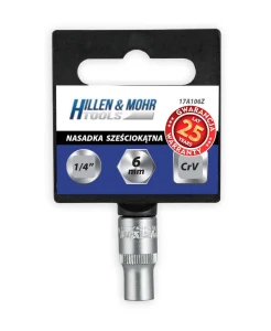 Nasadka sześciokątna 1/4 " 10mm Dedra