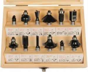 Zestaw frezów 12szt. 6mm Hikoki