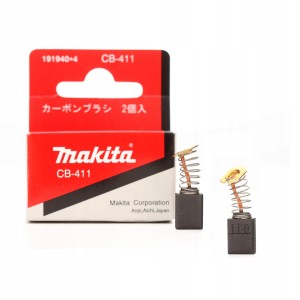 Szczotki węglowe do elektronarzędzi Makita CB411 do M3700, DF0300, 3710, 3711 6x9x11,5