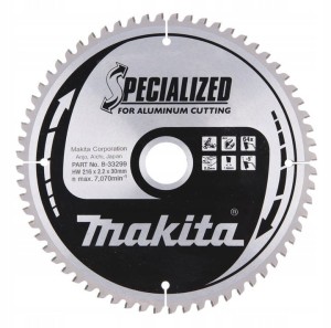 TARCZA TNĄCA Makita do aluminium i laminatu 216x30MM 64Z