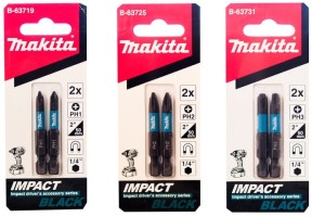 ZESTAW KOŃCÓWEK MAKITA PH1 PH2 PH3 50MM UDAROWE