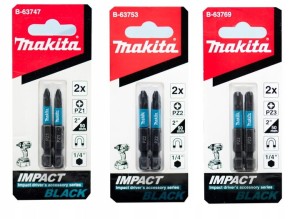 ZESTAW KOŃCÓWEK MAKITA PZ1 PZ2 PZ3 50MM UDAROWE