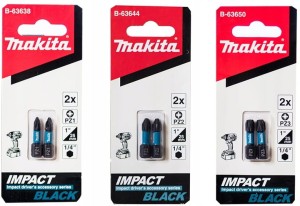 ZESTAW KOŃCÓWEK MAKITA PZ1 PZ2 PZ3 25MM UDAROWE