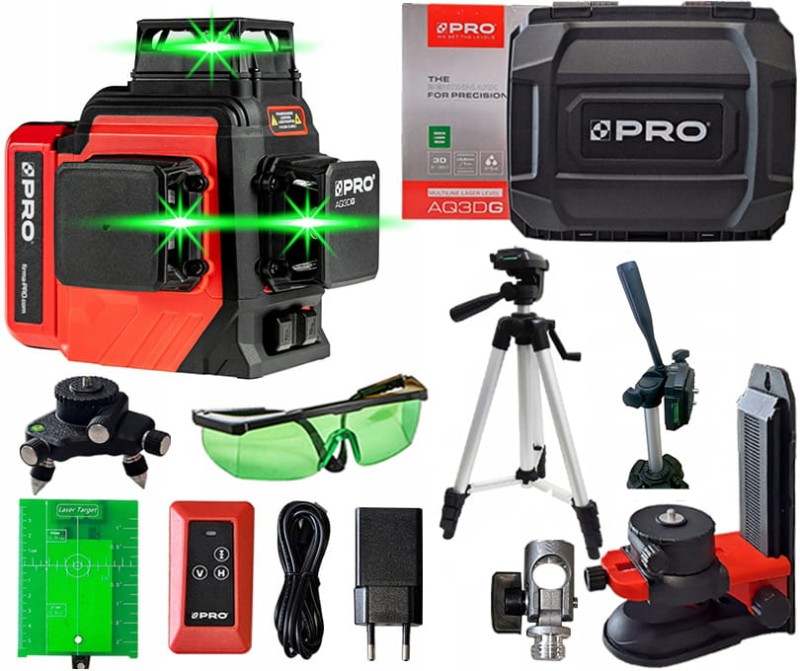 laser krzyżowy płaszczyznowy pro 3x360