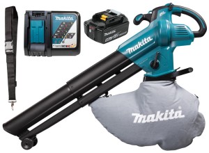 Odkurzacz i dmuchawa akumulatorowa do liści Makita DUB187 z akumulatorem 5,0 Ah