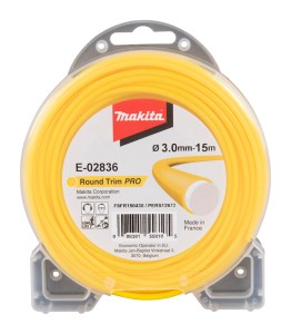 Żyłka Nylonowa Okrągła, 3,0 mm x 15 m PRO Makita E-02836