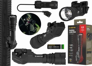 Latarka taktyczna Armytek Parma C2IR Pro Białe  1250lm + światło IR