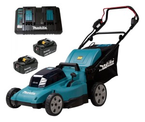 Kosiarka Akumulatorowa do trawy Makita DLM538 2x18V LXT 53cm + 2x6,0Ah + DC18RD