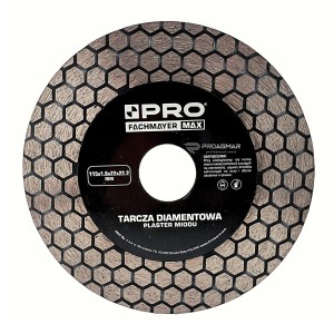 TARCZA DIAMENTOWA PLASTER MIODU 115 MM PRO FACHMAYER