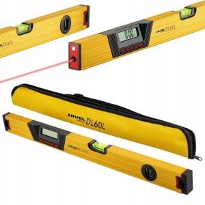 POZIOMICA LASEROWA ELEKTRONICZNA POZIOMNICA 60CM NIVEL SYSTEM DL60L