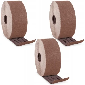 Zestaw papierów ściernych na rolce na płótnie Gradacja 40, 80, 120  - 150 metrów