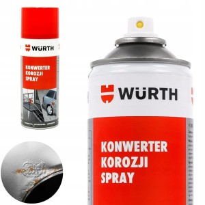 Wurth Konwerter korozji rdzy w sprayu 400 ml POLSKA ETYKIETA