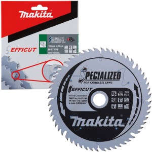 Tarcza do zagłębiarki EffiCut Makita 165x20mm 56Z do drewna i laminatu