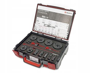 Otwornice WURTH ZEBRA HSCo8 19–76 mm - 16 sztuk