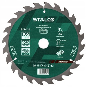 Piła Tarczowa Do Drewna 250x30mm 30Z Stalco S-34125