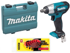 Klucz Udarowy Akumulatorowy 140Nm 1/2" 12V Makita TW141DZ + Zestaw Kluczy Imbusowych