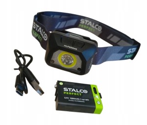 Latarka Czołowa Aku LED 650 lm HLS650MS Stalco S052498799