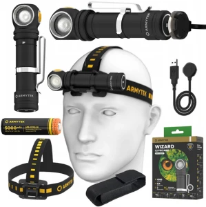 Latarka Czołowa 4000 lm PCB ARMYTEK Wizard C2 PRO MAX